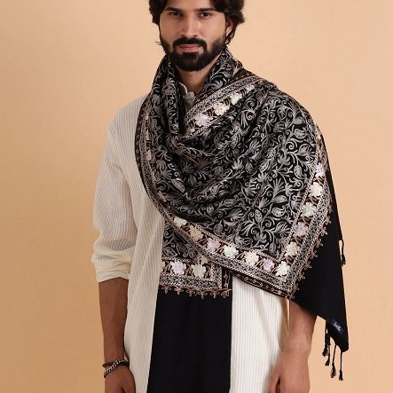 Acrowool Kashmiri Embroidery Shawl