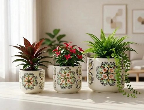 Ceremic planters