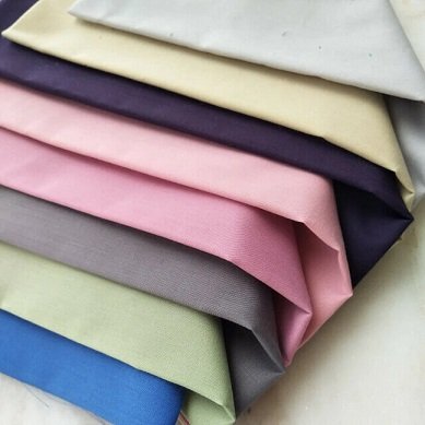 Cotton poplin fabric