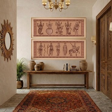 Dashavtar Canvas Painting