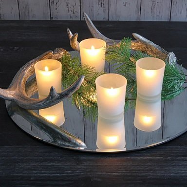 FROSTED VOTIVE CANDLES
