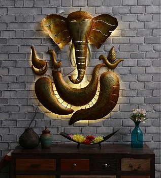 Ganpati   Metal Murals