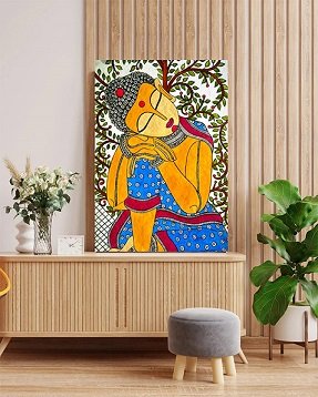 Gautam Buddha Madhubani Painting