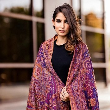 Jamawar Printed Shawl