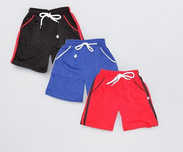 Kids Plain Half Pant