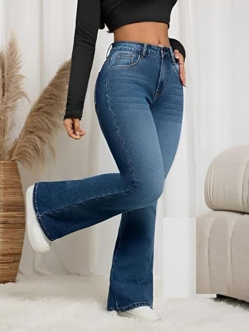 Ladies bell bottom jeans