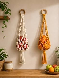 Macrame Flower Basket