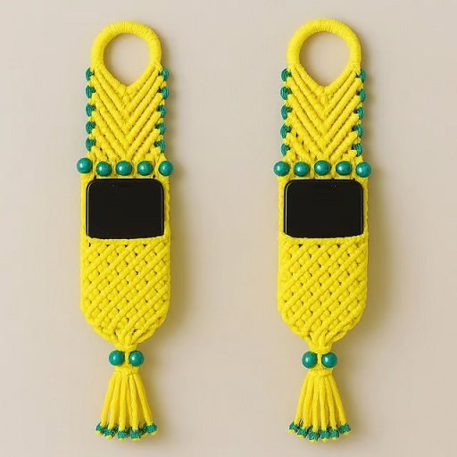 Macrame Mobile Holder