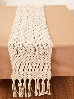 Macrame Table Runner