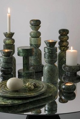 Marble Candle Stand