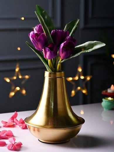 Metal Flower Vase