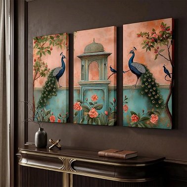 Peacoak wall art