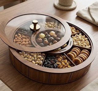 Wooden Dry Fruit Box