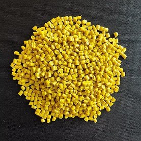 Yellow ABS Plastic Granules