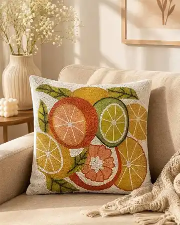 Beaded Cushion Cover