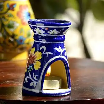 Blue Pottery Aroma Oil Diffuser