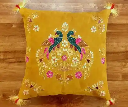 Zardozi Cushion Cover